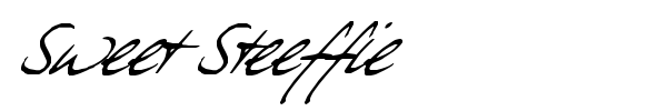 Sweet Steeffie font preview